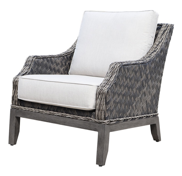 Grey Rattan Garden Furniture Set