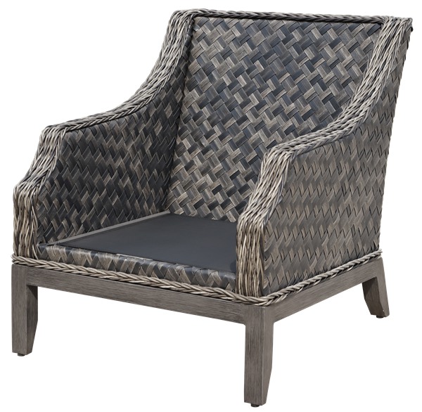 Grey Rattan Garden Furniture Set