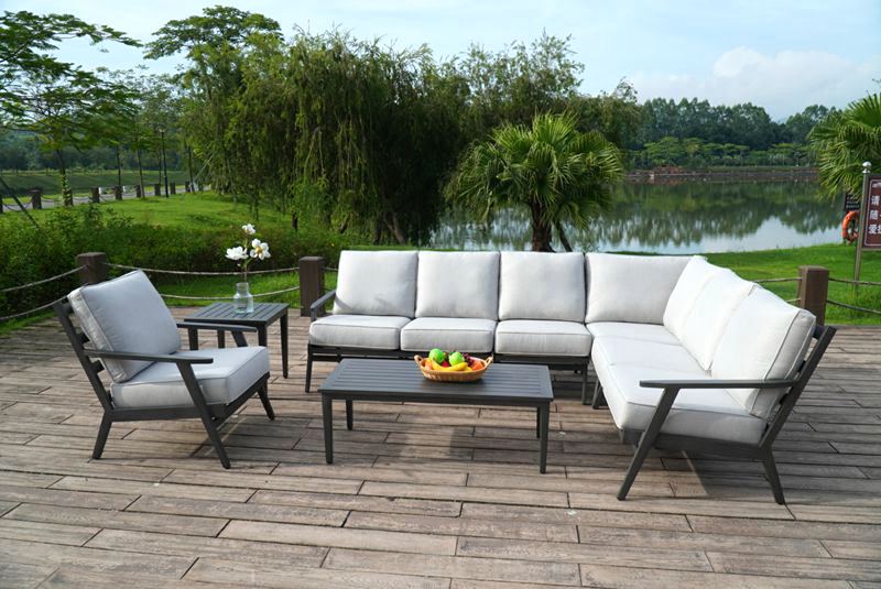 Set Furnitur Aluminium Sudut 8 bagian