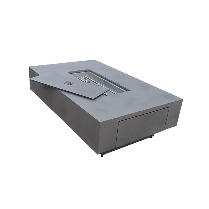 Aluminum Rectangular Fire Pit