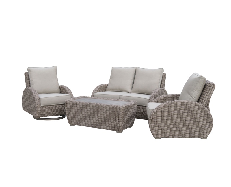 4 piece rattan furniture set 10