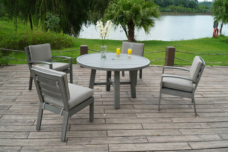 Aluminium Round Garden Table And Chairs Suppliers 