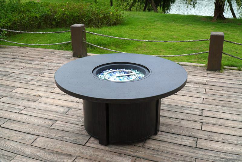 50 Inch Round Fire Pit with Stove